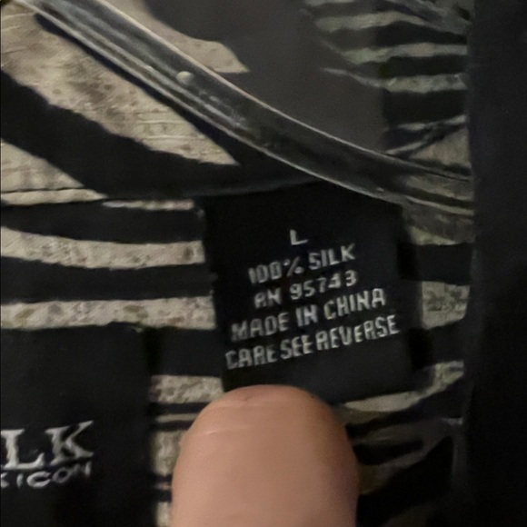 🌴vacation pick🌴Men's Silk Tropical Print Shirt Jacket - Picture 3 of 4